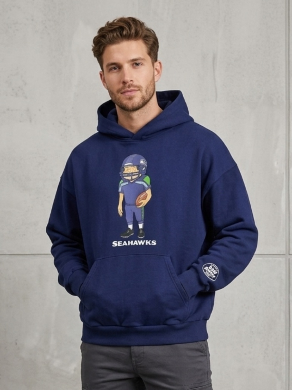 Bad Bunny x Seattle Seahawks Concho Hoodie Size Medium